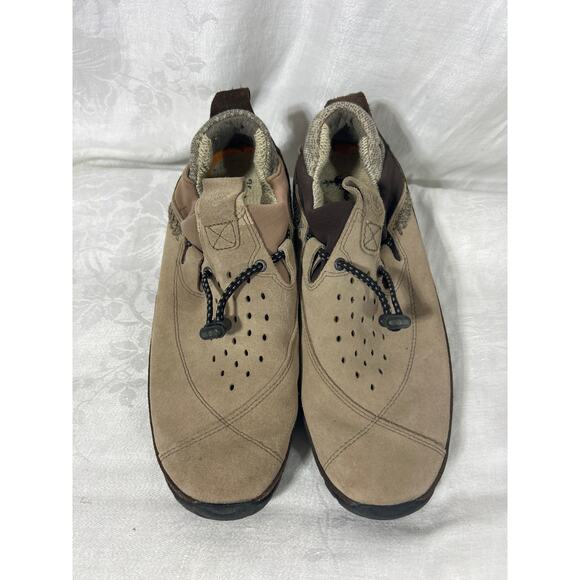 Timberland Smartwool Power Lounger Tan Brown 9 Leather Wool - Picture 2 of 8